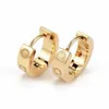 orecchini a cerchio piccoli ad alta lucidatura orecchini gioielli di moda orecchini regalo per feste orecchini in oro orecchini per matrimoni per feste da donna sweatp2557