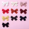 Аксессуары для волос Baby Pin Girs Bow Hairpins Cotton Linen Grampo de Cabelo для детей клип пледа Eping Cheveux 2pcs/лот