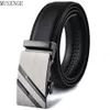 Belts Fashion Automatic Buckle Men's Leather Belt Luxury Brand Designer Jeans High Quality Mens Belts Black Brown Big Size 130cm 35cm Z0223