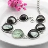 Charm Bracelets Creative Fashion Jewelry Luminous Moon Phase Cycle Glass Ball Bracelet