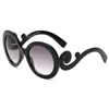 Óculos de sol 2022 Novos óculos de sol Roundl Women Women Gradie Vintage Gradiente Designer Sun Glasses Retro Girls Ladies Oculos de Sol preto branco G2302223