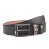 Belts Men's PU Alloy Square Buckle Business Leisure Belts 2023 Autumn Winter Fashion Black Coffee Brown Belts belts for men Z0223