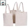 Shopping Bags Creamy White/Natural Bag Tote Harajuku Shopper Women Canvas Shoulder Female Large-capacity