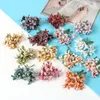 Decorative Flowers & Wreaths 10PCS/Set Silk Cloth Artificial Faux Orchid Fake Flower Head DIY Magnolia Plant Bouquet Wreath Decoration Acces