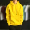 Pulls pour hommes Sweat à capuche pour homme Pull Streetwear Doublure en peluche douce Élégante Bas côtelé chaud