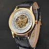 Wristwatches Men Automatic Watch Top Tourbillon Hollow Mechanical Business Large Dial Watches Male Relogio Masculino