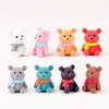 Action Toy Figures Cute Bear Easter Plastic Crafts Decorative Toy For Kids Adults Trick Toy med nuvarande mönster Relieve Pressure Ornament 230224
