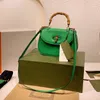 7A maggievluxry Designer Women Bamboo Handle Crossbody Bag Luxurys Bags Italy Brand Diana Anniversary Shoulder Handbag Genuine All Leather