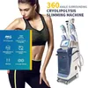 RF Equipment 360 Vinkelfett frysmaskin Cryoterapi Slimming Cavitation Reduction Fat Ta bort Lipo Laser Machine