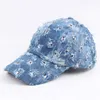 Berretti da baseball Cappelli a coda di cavallo in denim retrò Cappellino da baseball vintage all'aperto lavato Cappellino hip-hop in denim strappato in cotone casual Visiera unisex Cappellino da sole Cappellino snapbacks