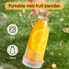 Fruit Groente Gereedschap Oplaadbare Mixers Verse Juicers Blauw Roze Usb Draagbare Fles Mini Snelle Elektrische Blender Smoothie 230224