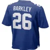 26 Saquon Barkley Football Jerseys 8 Daniel Jones 5 Kayvon Thibodeaux Wan'dale Robinson Kenny Golladay Leonard Williams Michael Strahan