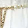 Bälten Faux Pearl Dress Belt Apparel Accessories Vackra och romantiska fancy Design Clasp Women Midjeband Skaldjurskedja Z0223