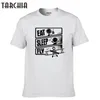 Männer T-shirts TARCHIA 2023 Sommer Premium T-shirt Baumwolle Tops Tees Männer Kurzarm Essen Schlaf Junge Casual Homme T-shirt hemd Plus