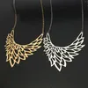 Pendant Necklaces Hollow Stainless Steel Necklace Arrival Laser Cut Choker Female Jewelry Drop YP8618