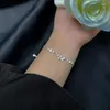 Bedelarmbanden schattige zirkoon vlinder voor vrouwen bruiloft romantische verstelbare armband luxe zilveren kleur sieraden