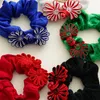 New Year Pony Tails Holder Red Chinese Knot Flannel Large Intestine Hair Band Accessories Cross Border Women's All-Match Elastic Hair Ring