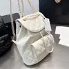 10A CC Bag Classic luxury backpack bag sewing antique caviar sheepskin ms diamond hardware fine rope chain pocket more outdoor women fasshion travel bag