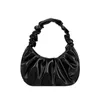 Bolsas de noite de cor sólida design de nicho de nuvem de bolsa plissada moda simples feminino feminino ombro confortável