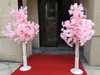 Decoración de flores de boda 5 pies de altura 10 Partelot Slik Artificial Cherry Blossom Tree Roman Column Roads para fiesta de bodas Mal8709730