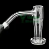 Vortex Terp Slurper Quartz Banger Pleine Soudure Bord Biseauté 10mm 14mm Mâle Femelle 45 90 Degrés Dab Nails Sans Soudure 20mm OD pour Fumer Des Bangs D'eau Rigs YAREONE Vente En Gros