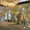 Fiori decorativi Colore avorio Artigianato artificiale Seta Fiore di ortensia Muro Sfondo di nozze Prato per decorazioni per feste 60CM 40CM