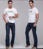 Men S Jeans Męskie spodnie do wycięcia buty lekko rozszerzone szczupły fit słynna marka niebieska czarna designerska klasyczna dżinsowe dżinsy 230224