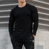 Mens TShirts Casual Long sleeve Cotton camouflage Tshirt Men Gyms Fitness Workout Skinny t shirt Autumn Male Tee Tops Sporty Clothing 230224