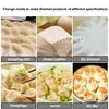 dumpling machine麺メーカー自動ワンタンラッパーマシン電気パスタメーカーマシン