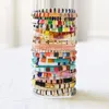 Charm Bracelets KELITCH Colorful Tila Beads Bracelet Elasticity Women Crystal Braclet Jewelry Trendy Boho Friendship Bangle Handmade