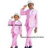 Giyim Setleri Yaz Yeni 2022 Erkekler İçin Takım Düğün Smokin Açık Mavi Takım 2 Parça Çocuk Resmi Blazer Pantolon Seti Enfant Garon W0224