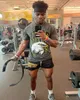 Menshorts blir bättre idag Double Mesh Men Shorts Gym Basketball som kör GBT -märket Male Shorts Y2K Sports Bodybuilding Menskläder 230224