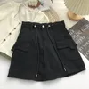 Gonne Vintage a Line 2023 Moda Donna Y2K Crop Patchwork Vita alta Sexy Stile preppy Mini Streetwear 230224