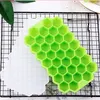 SILIKOLOVE Creative Honeycomb Ice Cube Maker Plateaux réutilisables Moule à glaçons en silicone Moule à glace sans BPA avec couvercles amovibles