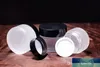 All -Match Frosted Glass Cosmetic Cream Bottle Round burkar flaska med inre PP -foder för hand ansikte gräddeflaska 5g -100 g