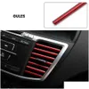 Interior Decorations 10 Pcs Car Accessories Colorf Air Conditioner Outlet Decoration Strip Fast Delivery Drop Mobiles Motorcycles Dhu7B