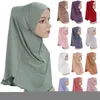 Abbigliamento etnico Adulti o ragazze grandi Taglia media 62 62cm Preghiera Hijab Sciarpa istantanea musulmana Foulard islamico Cappello Amira Tirare sul copricapo