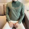 Herren T-Shirts Plus Größe 4XL-M Herbst Winter Langarm Warme Samt T-Shirts Für Männer Kleidung 2023 Slim Fit Casual Pullover T-shirt