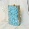 New Women Tassel Evening Clutch Bags Diamond Hasp Wedding Banquet Shoulder Bags Bling Sequins Wallets With Chain 9 Colors 230224