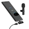 K11 2.4G Mini Microphone Clipon Lapel Live Condenser Microphones Lavalier Wireless for Tiktop Youtube Voice Reconding