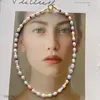 Chains Custom Handmade Sparkle Style Glass Beads Pearl Star Eyes Bracelet Necklace Jewelry