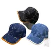 Klasik tasarımcı G-Metter kadın erkek top kapakları 4 mevsim unisex snapbacks çift harfli spor kapağı 6style