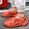 Sandaler 2023 Skeleton Sports Men Eva Casual Flat Hole Shoes Handla tofflor Ins Summer Outdoor Beach Daily Wear Leisure Cool Y2302