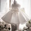 Girl's Dresses Newborn Baby Baptism Dress For Girls Princess Infant Tutu Christening Gown Beaded Bow Birthday Party Dresses Children Clothes