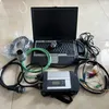 2023-09 MB Star Diagnosetool System SD C4 HDD mit Laptop D630 Komplettset für Pkw Lkw 12 V und 24 V Windows 10 für Pkw-Lkw-Scanner