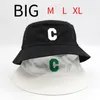 Wide Brim Hats Bucket Hats Big Head XL Bucket Hats 63CM for Men Women Bob Four Seasons Fisherman Hat Letter Sunshade Hat Large Size Bucket Hat Wholesale 230223