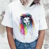 T-shirt da donna Donna Lady Cartone animato Animale Farfalla Abbigliamento Stampa T-shirt da donna estiva T-shirt da donna T-shirt grafica da donna