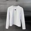 T-shirt da donna T-shirt firmata Moda Primavera T-shirt stile semplice Abbigliamento per donna Top estivo 2 colori K82S