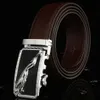 Belts Musenge -ontwerper Jaguar Luxe Echte lederen heren Belt voor mannen Ceinture Homme heren mannelijke riem automatische Buckle Cinturon Hombre Z0223