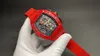 orologio da uomo da uomo orologi di alta qualità lussuoso zaffiro impermeabile sport sport orologi da polso a vento da sé montre lussuoso orologio automatico rm11-02 orologio rosso